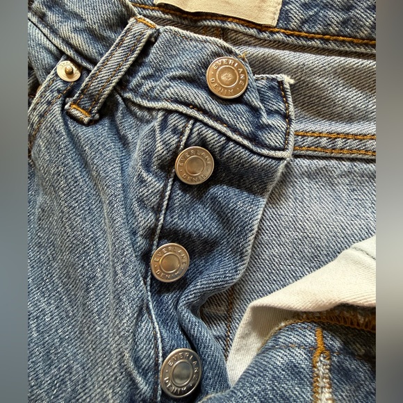 Everlane The ’90s Cheeky Jean Size 23 Ankle Medium Wash High Rise Straight - Picture 3 of 13